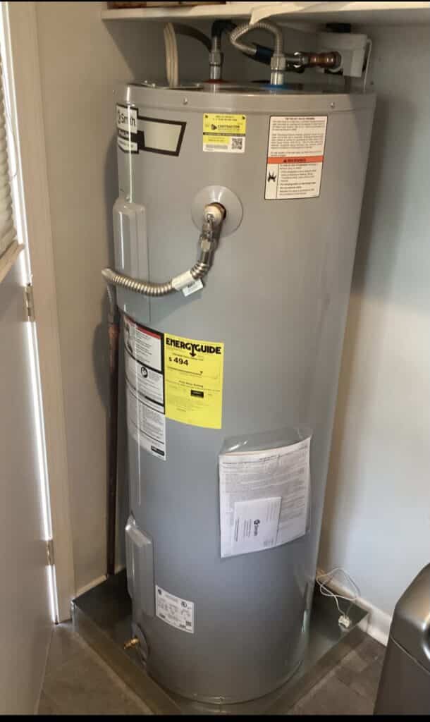new water heating unit