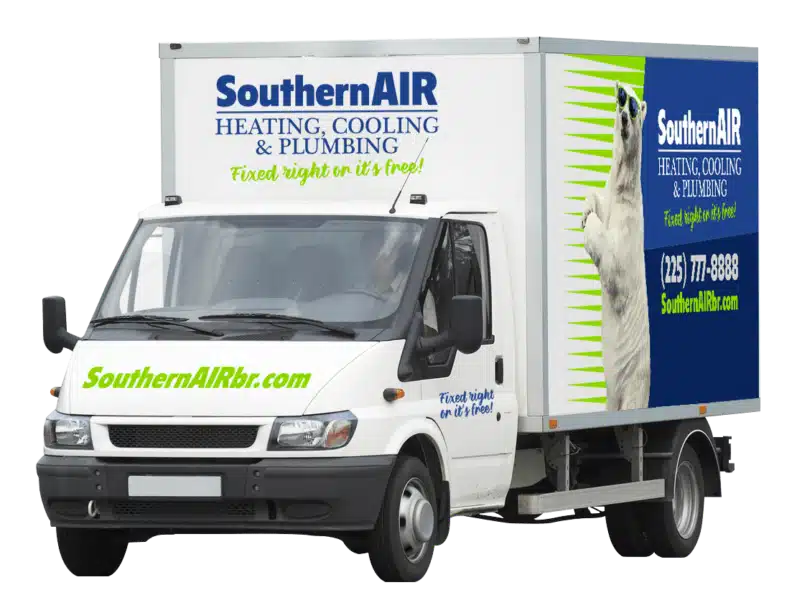 southern air baton rouge branding on a truck